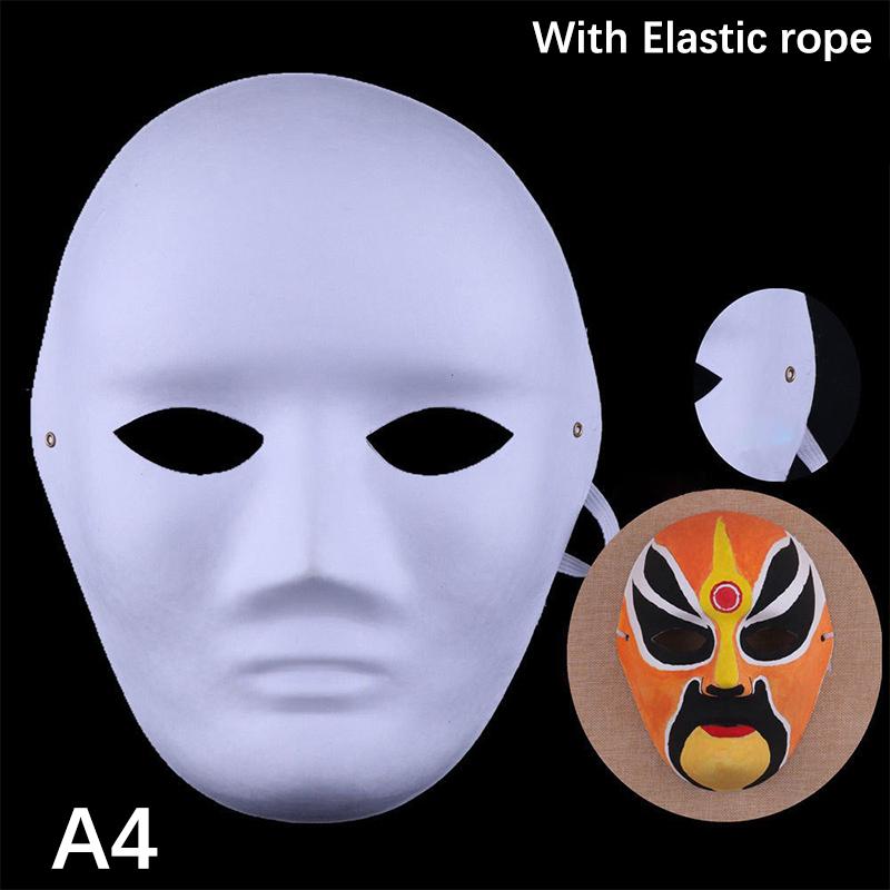 Пустые самодельные маски для маскарада, маски для лица кошки, реквизит, поддающийся покраске, костюм для косплея, декор для вечеринки, реквизит для творчества