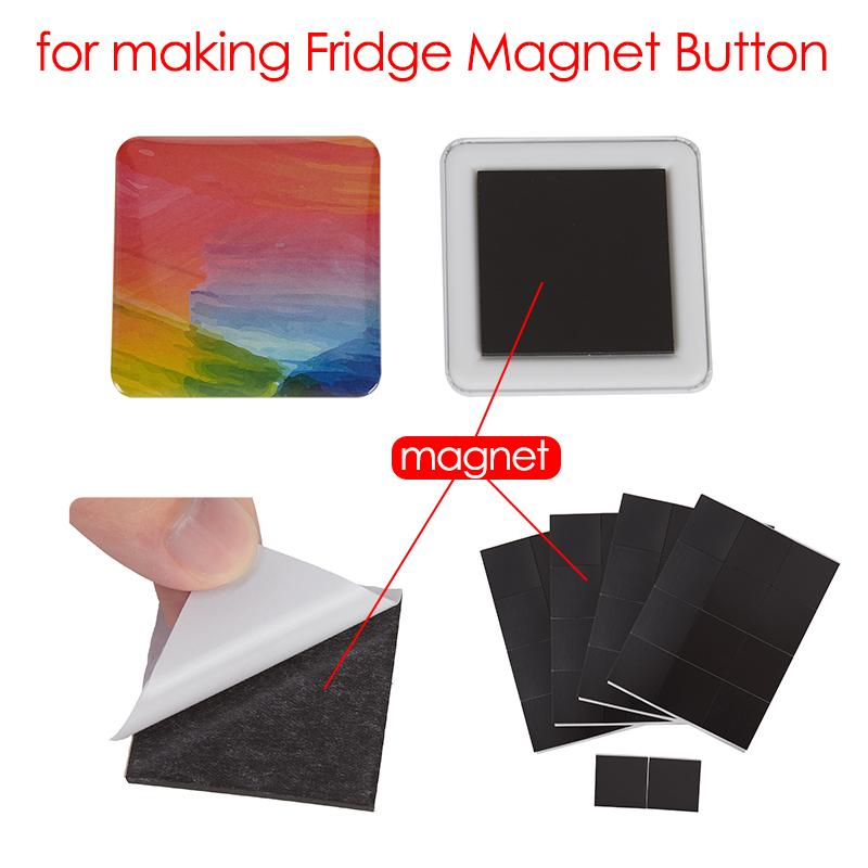 Машина для изготовления квадратных магнитов на холодильник 50 мм для самостоятельного изготовления магнитных кнопок на холодильник / значков на пластиковой основе, художественных промыслов