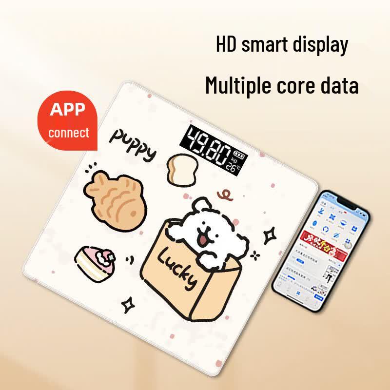 Xiaobai Cute Cartoon Smart Body Weight Scale (CN version)