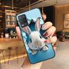 Чехол для телефона Rabbit Bunny Cute Girl для iPhone Xiaomi Mi Samsung Galaxy Redmi Note AS 11 12 13 14 15 22 23 24 5G Pro Plus Max Fe Ultra