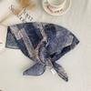 Square Scarf Cotton High-end Literary Bag, Headscarf, Headband, Neck Protection, Scarf, Small Shawl, Scarf, Silk Scarf.