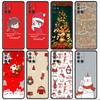 Рождественский мультяшный чехол для Samsung Galaxy A52 A12 A51 A32 A21s A71 A32 5G A12 A22 A53 A31 A13 A72 A02s A41 A03 A04 Чехол для телефона