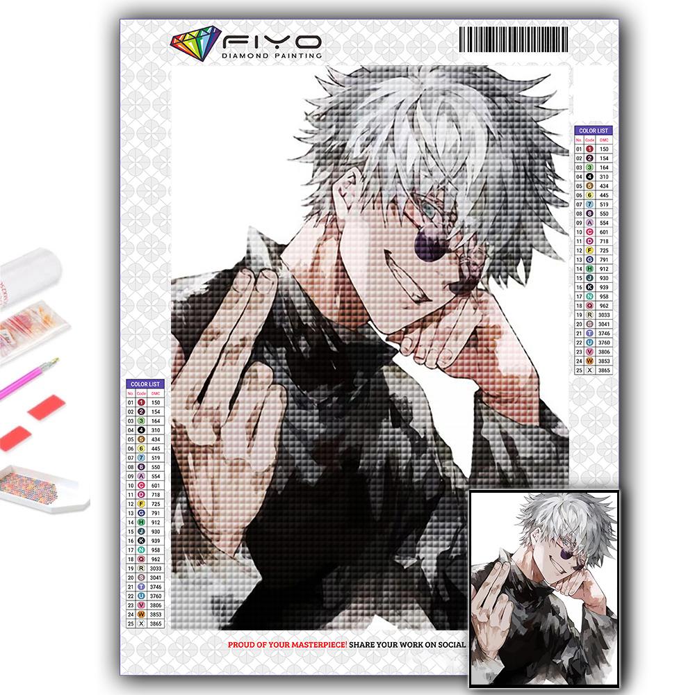 5D DIY Алмазная вышивка Дзюдзюцу Кайсен Алмазная картина Мозаика Украшение дома
