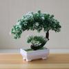 Artificial Plant Bonsai Fake Potted Home Garden Decro Simulation Green Bonsai