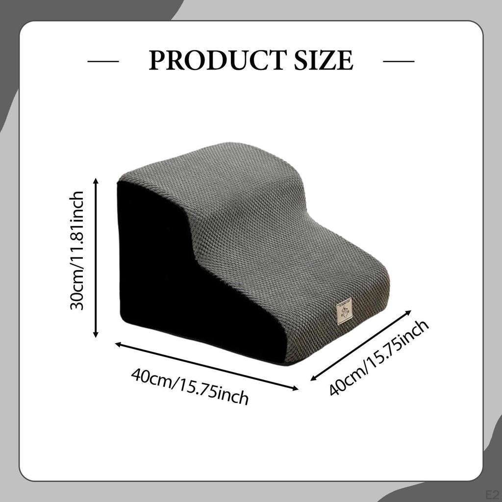 2 Step Dog Stairs Pet Ramp Comfortable,Multipurpose,Gentle Slope,Pet Ladder for Puppy Small Pets