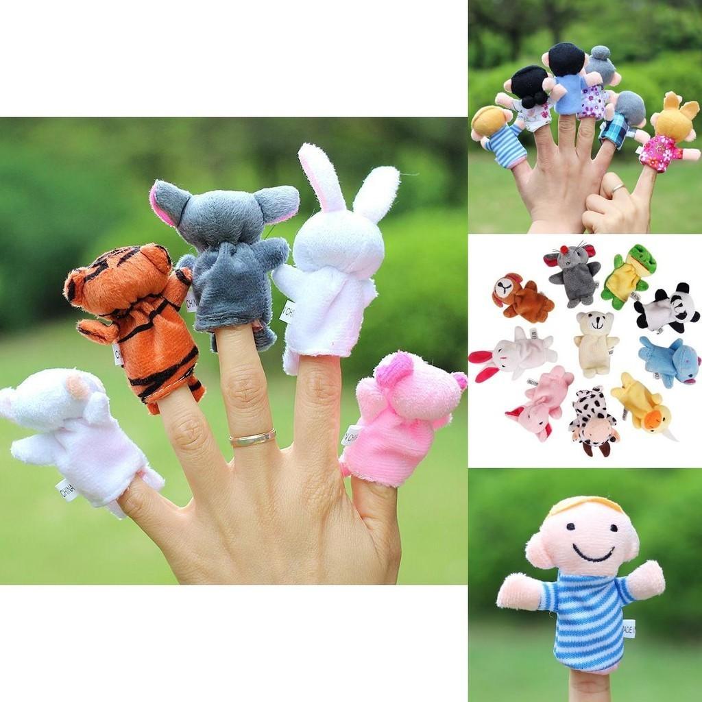 Colorful Cartoon Finger Puppets Doll Educational Toy For Kids And Family Activities