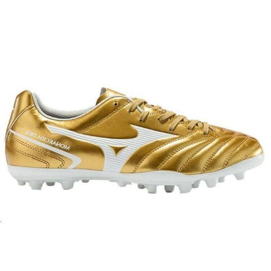 Mizuno Monarcida Neo II Круглый носок На шнуровке Низкий верх AG (Резиновые короткие шипы) Синтетическая кожа Нескользящие Прочные Дышащие Футбольные бутсы P1GA210650