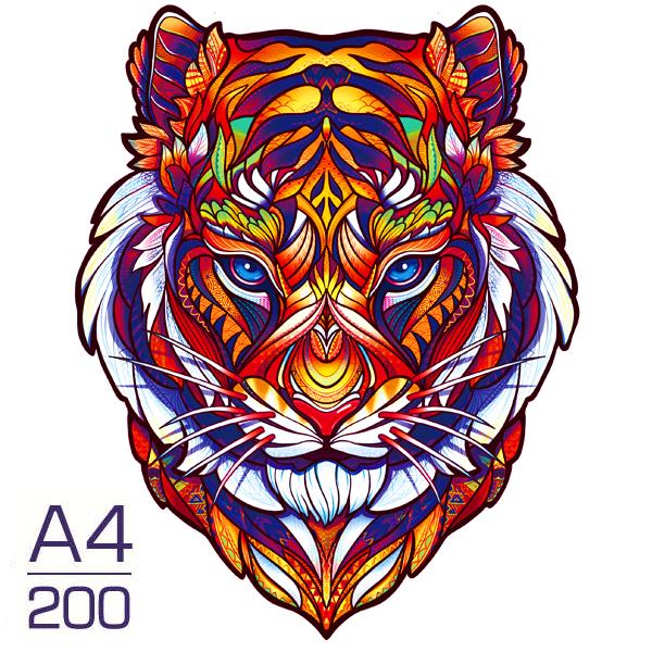 Нетоксичная деревянная головоломка с животными для взрослых и детей A3 A4 A5 3D дерево DIY поделки в форме Рождественский подарок Деревянная пазл-головоломка Подарки Новое