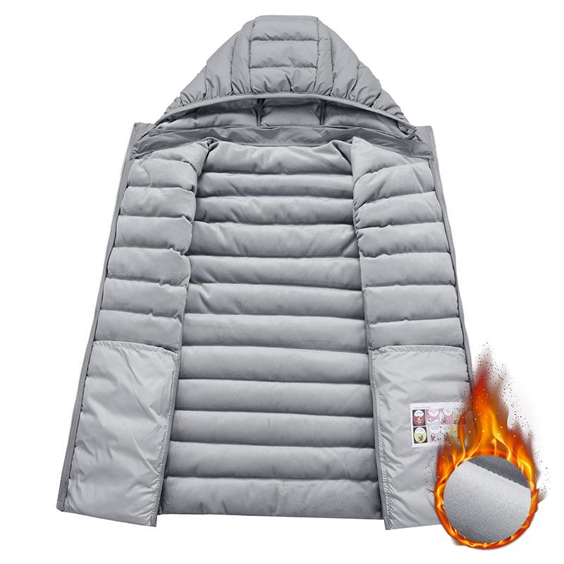 Мужской жилет, зимняя непромокаемая теплая мужская куртка без рукавов, модный повседневный жилет с капюшоном, мужской осенний утепленный жилет