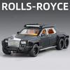 1:Масштаб 32 Rolls-Royce Phantom 6x6 Wraith Модель автомобиля Игрушка Литой Металлический сплав Внедорожные модели Автомобилей Звук Свет Подарки для Детей