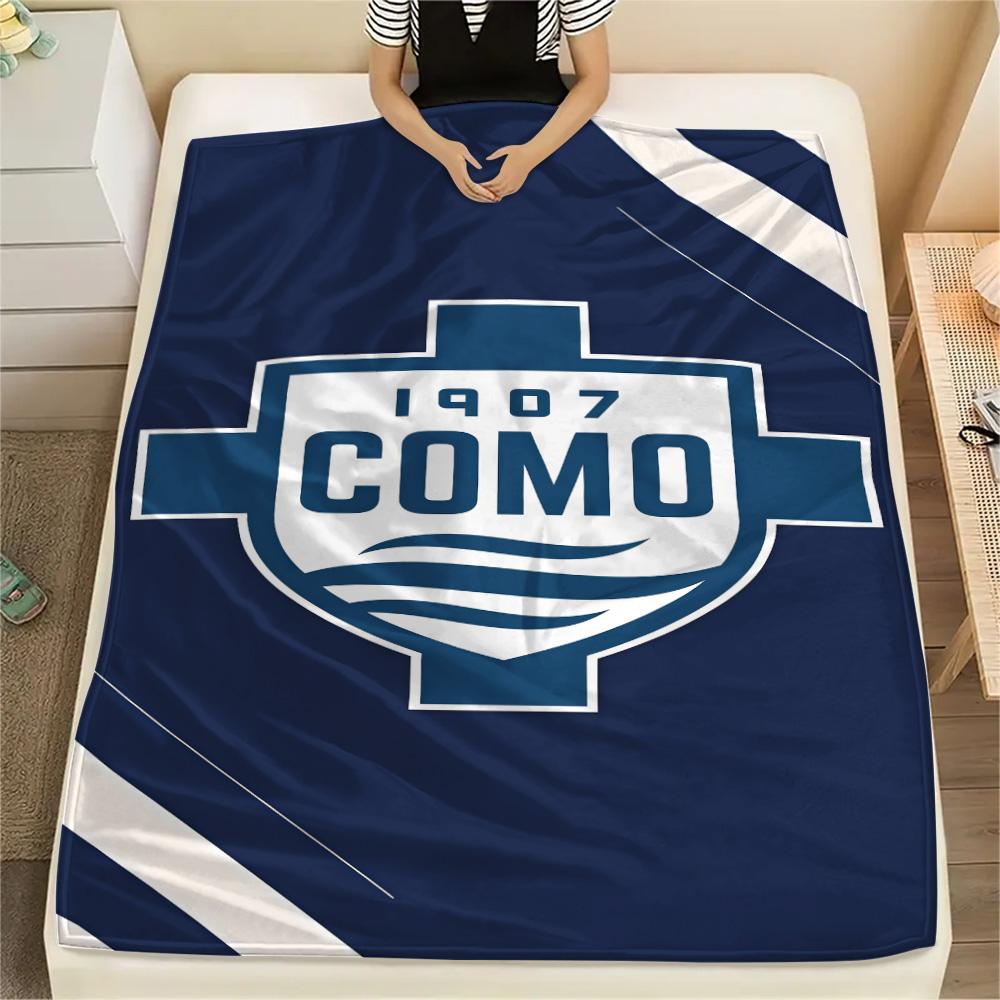 Como 1907 Print FlAannel Blanket, High quality Comfortable for All Seasons, Home Decor, Warmth and Comfort