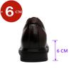 Big Size 35-47 Genuine Leather Dress Shoes Hidden Heels Elevator Shoes 6CM Height Shoes For Unisex Business Formal Wedding Shoes