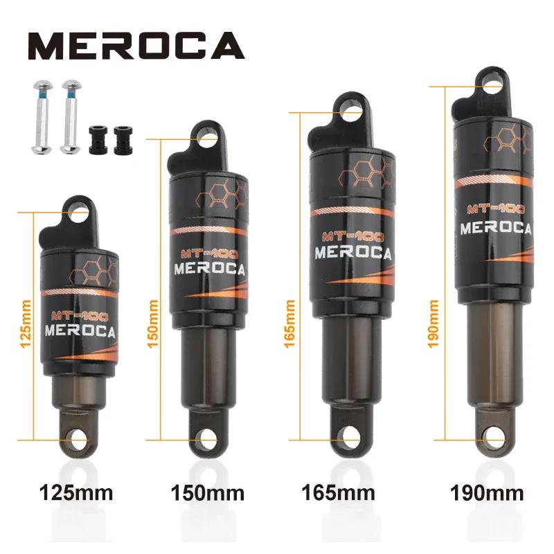 MEROCA Амортизатор задний велосипедный 125/150/165/190 мм Амортизатор для электросамоката Масляный пружинный амортизатор для горного велосипеда