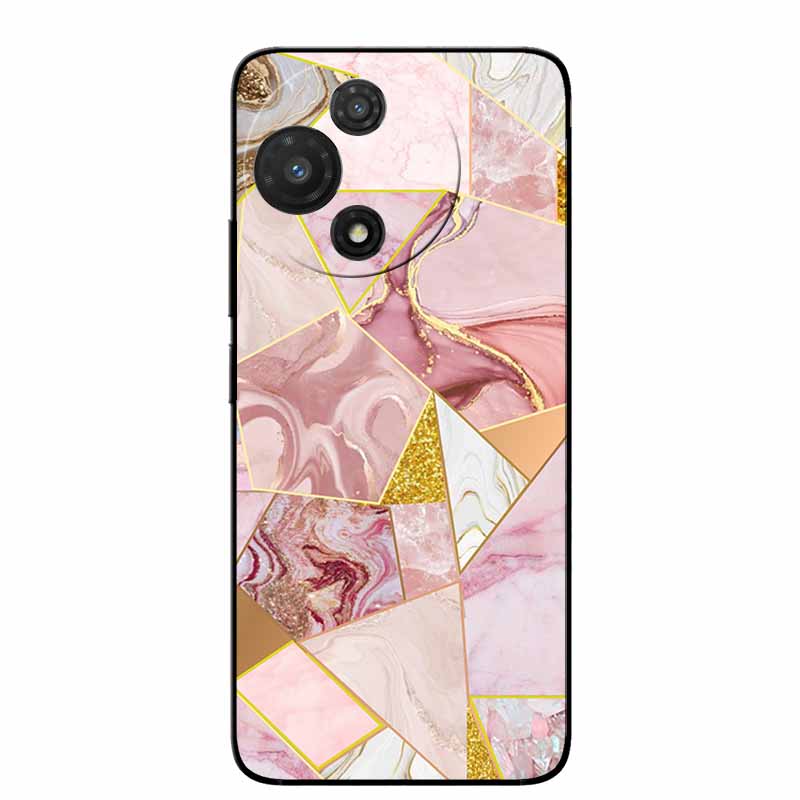 Funda For TCL 60 R 5G T519H Case Marble Painted Silicone Back Cover Cases For TCL 60R Soft Black TPU Funda TCL60R 5G Lion Coques