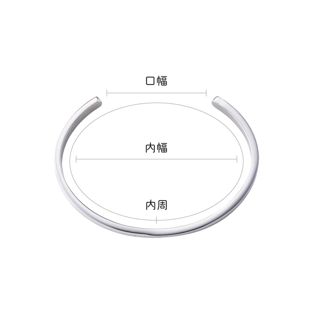 Парный набор браслетов-манжет из 2 штук Хирургическая нержавеющая сталь 316L Кубический цирконий Голубой камень Крест Римские цифры 4SBG502L 4SBG502M [Белый клевер] &