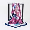 Beach Square Scarf For Women Hair Bands Ribbon Silk Imitation Scarves Shawl Satin Hijab Wraps Neckerchief Headband Bandana 90Cm