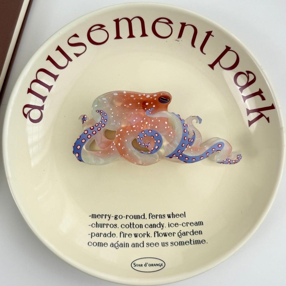 Fashion Octopus Hair Claw Clip Cartoon Lightweight Hairpin Non Slip Hair Barrettes Women