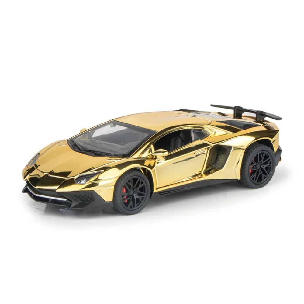 1:Масштаб 32 LP750-4 Сплав G800 Модели Игрушки Машина Литье под давлением Версия с гальваническим покрытием Звук Свет Оттяжный Механизм Машинки Рождественские Подарки для Детей