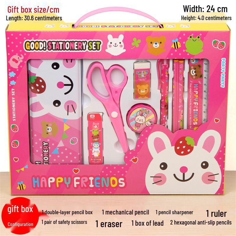 Детский подарочный набор канцелярских принадлежностей: Подарок на день рождения и Рождество для мальчиков и девочек