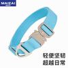 Adjustable Zinc Alloy Tactical Dog Collar Soft Comfort Pet Small Medium Dogs