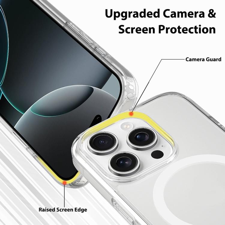 Camera Control Button Integrated MagSafe Clear Phone Case