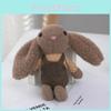 Adorable Long-eared Bunny Keychain Plush Rabbit Doll Soft Toy For Bags And Gifts