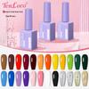 Улучшенный набор гель-лаков для ногтей из 88 цветов с однотонными и блестящими оттенками
