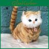 Милая плачущая кошка, плюшевая игрушка, реалистичная модель животного, для детей и в подарок