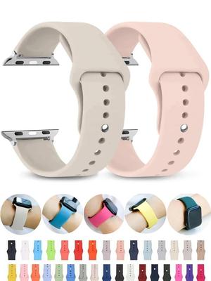 Силиконовый ремешок для Apple Watch 11 ремешок 44 мм 40 мм 45 мм 41 мм 42 мм 46 мм ремешки браслет iWatch серия 10 se 9 8 7 6 ultra 2 3 49 мм