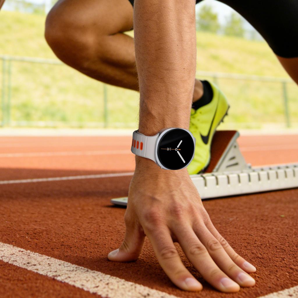 Двухцветный силиконовый ремешок для Samsung Galaxy Watch 8 classic 40мм 44мм 46мм спортивный Дышащий Браслет correa Galaxy Watch 8 Ремешок