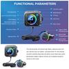 Car Bluetooth FM Transmitter Car Charger Adapter Air Vent Installation 3 Ports PD&QC 3.0 Bluetooth 5.3 Car Transmitter