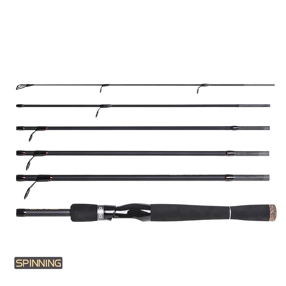 Профессиональная карбоновая приманка для ловли рыбы, сверхлегкое спиннинговое удилище 2,1 м, 2,7 м, удилище для заброса приманки для ловли окуня и щуки, аксессуар для ловли рыбы