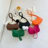 1Pcs Simple Light Weigh Underarm Bags Women'S Mini Felt Shoulder Bag Ergonomic Underarm Saddlebag Purse Shoulder Pouch
