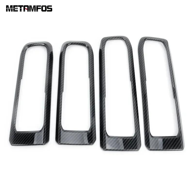 Interior Accessories For Ford Explorer Carbon Fiber ide Door Handle Bowl Cover Trim Sticker Car Styling