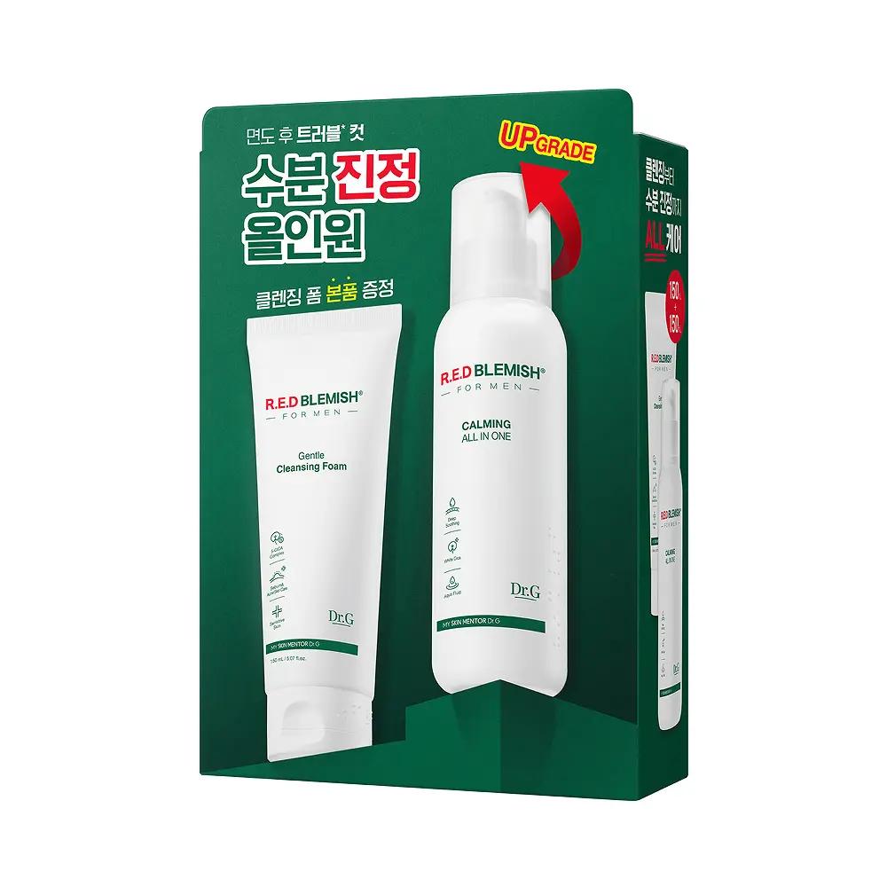 [Dr.G] R.E.D Blemish For Men Calming All In One 150ml + Gentle Cleansing Foam 150ml Set
