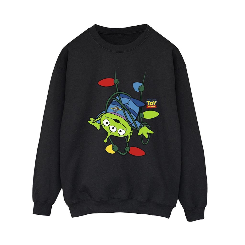 Disney Womens/Ladies Toy Story Christmas Lights Aliens Sweatshirt