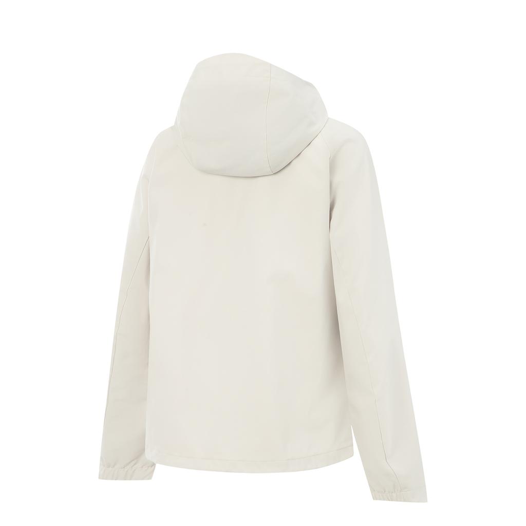 Ветровка Li Ning Fitness Series с капюшоном, водоотталкивающая, свободного кроя, с логотипом, женская верхняя одежда AFDVE70-7