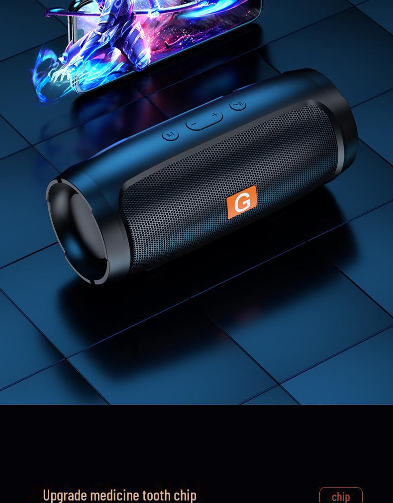 Bluetooth-динамик MiniE3 J007: Двойная диафрагма, USB-карта, система впрыска масла класса А, мини-сабвуфер.