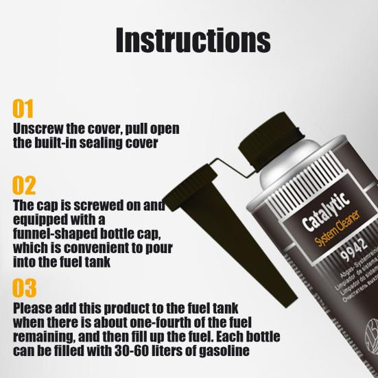 300 мл очиститель топливных форсунок, эффективная бензиновая экономия, поверхностно-активное вещество, универсальная добавка к бензину для двигателя автомобиля для автомобиля