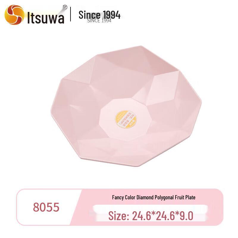 Simple Round Melamine Snack Plate