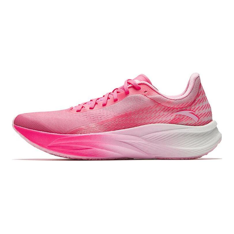 Anta C202 5 Fabric Slip Resistant Abrasion Resistant Low top Carbon Plate Marathon Sprint Running Shoes Men's Red 912445595-2