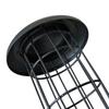 Bird Feeder Outdoor Hanging Type Sprayed Metal Windproof Ball Bird Feeder