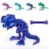 Rotatable 3D Printed Crystal Dinosaur Crystal 3D Articulated Dinosaur Toys  Landscaping Decoration