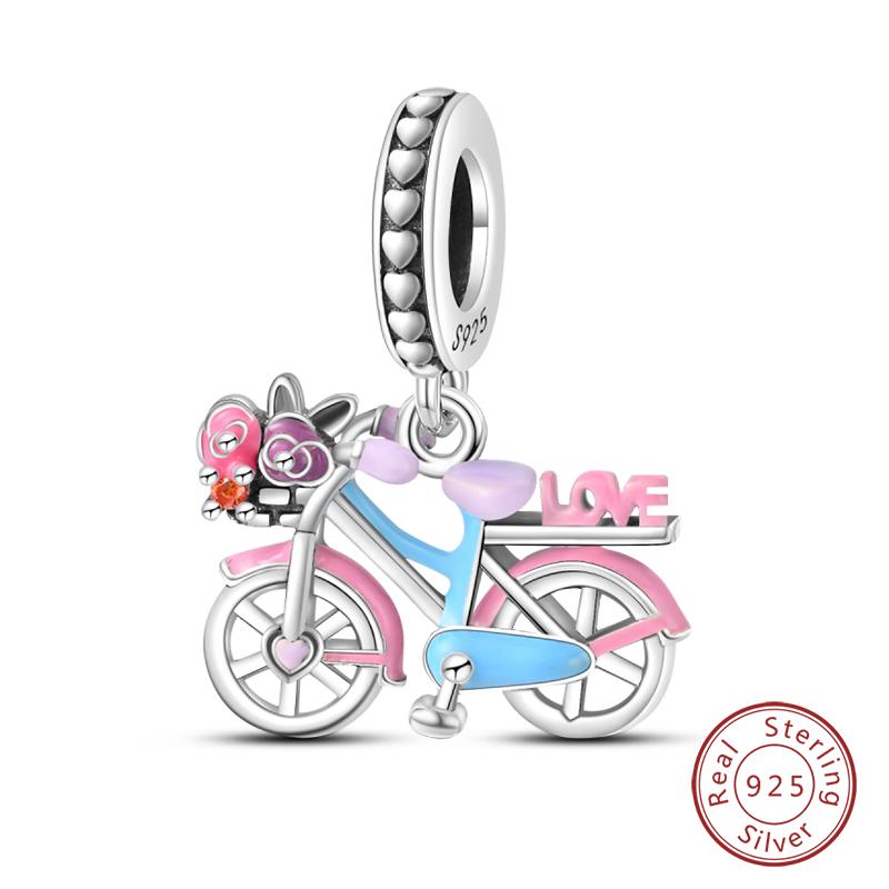 100% Медь Бабочка Фея Мечта Океан Ракушка Жемчужина Русалка Морская Черепаха Подсолнух Шармы Бусины Подходят для Браслетов Qikaola