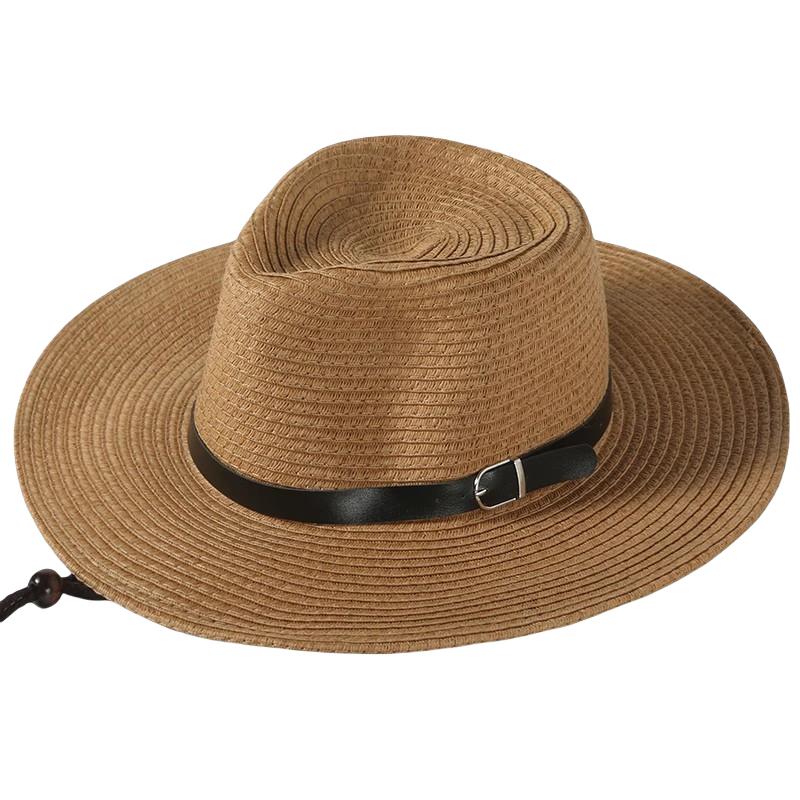 Соломенная шляпа XXL оверсайз для большой головы мужская женская с широкими полями защита от УФ-лучей шляпа панама пляжная летняя федора