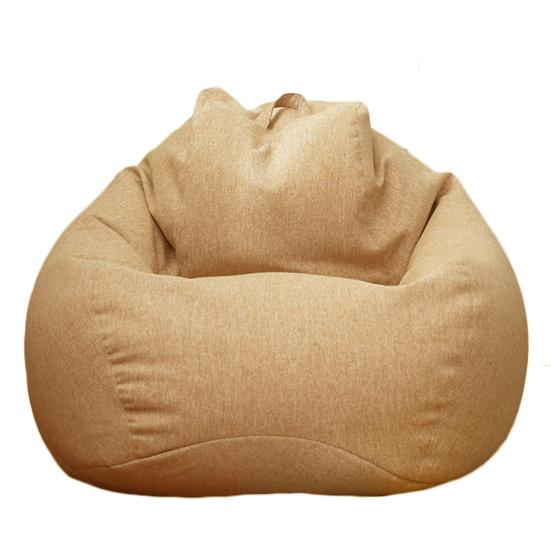 Bean Bag Cover No Filler Removable Bean Bag Chair Cover Washable Solid Color Sofa Cover for Bedroom Living Room Beanbag Chair
