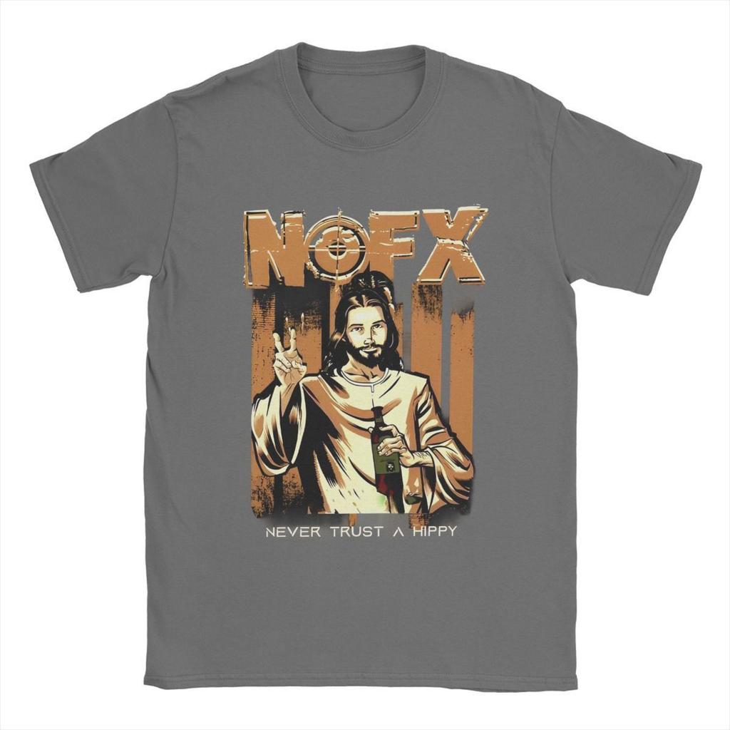 Nofx Hip Hop Drunk Unisex T Shirts Band Punk Rock Humorous Highend Luxury Unisex Style Both of Unisex and Women