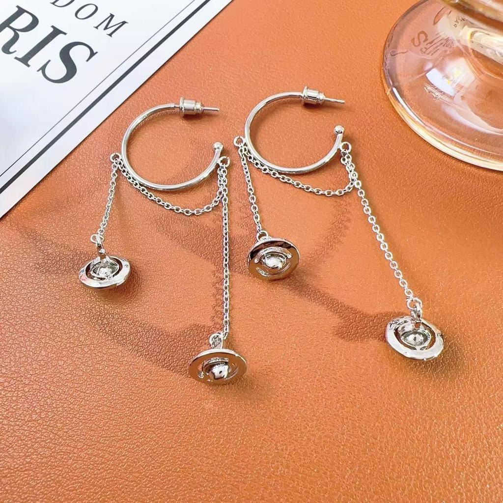 Серьги-кисточки Сатурн: Элегантный, легкий роскошный дизайн для женщин