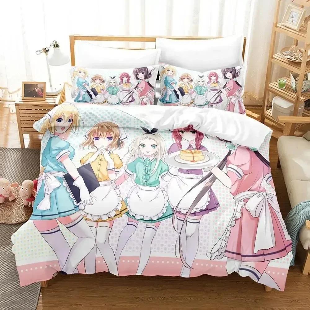 3D Kawaii Blend S Bedding Set Printed With Pillowcase Duvet Cover Soft Queen King Size Bedclothes Home 3D Anime Bed Sheet Set