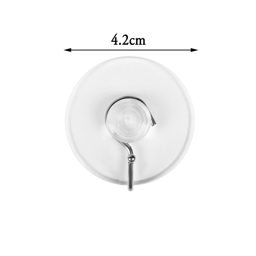 10Pcs/set Bathroom Wedding Supplies Rubber Hangers Clear Sucker Suction Cup Wall Hook Transparent